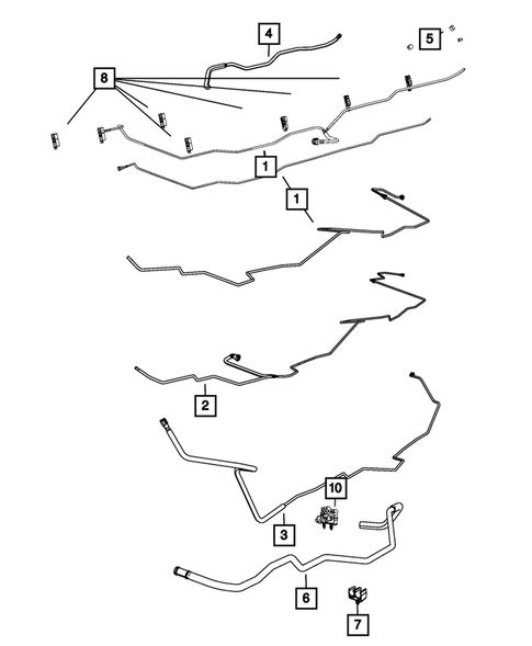 Fuel Lines for 2008 Dodge Ram 3500 #0