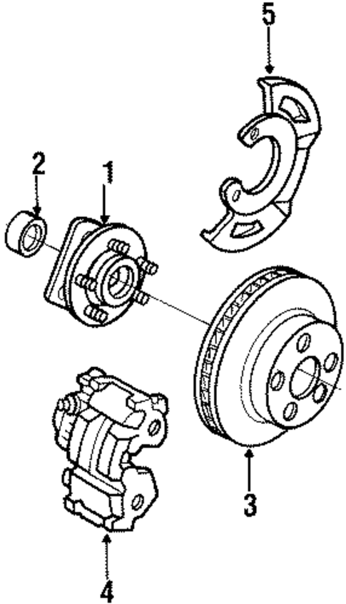 Front Brakes for 1991 Chevrolet Lumina APV #0
