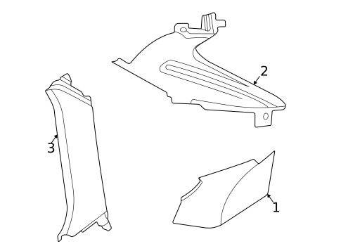 Interior Trim - Quarter Panels for 2021 Audi A6 allroad #0