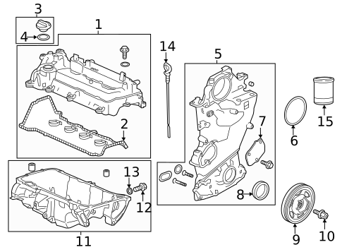 Engine Parts for 2017 Honda Accord #1