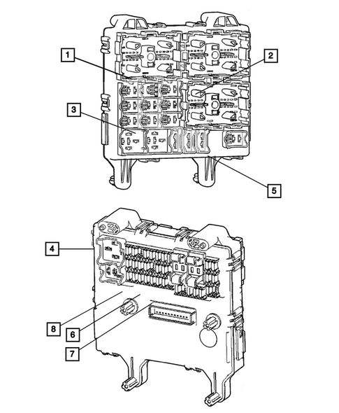 Relays for 2006 Jeep Liberty #2