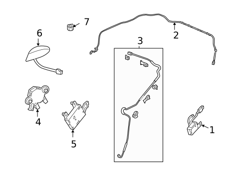 Antenna & Radio for 2010 Honda Accord #0