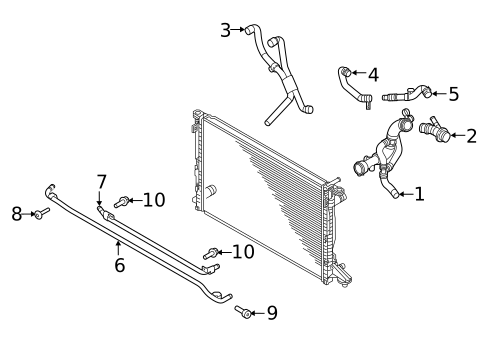 Hoses & Lines for 2020 Audi S6 #3