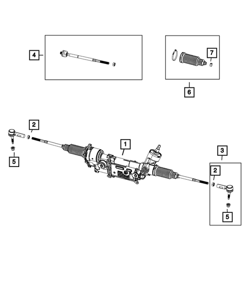 Steering Gear for 2016 Dodge Challenger #0