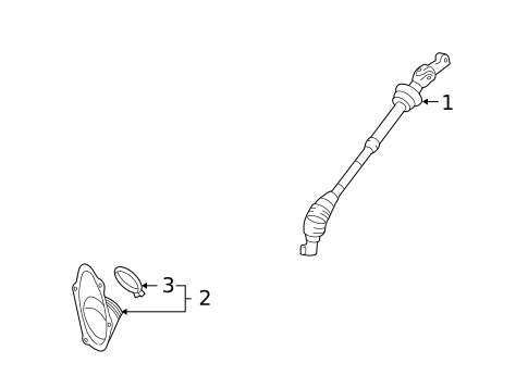 Lower Components for 2009 Lexus GS350 #1