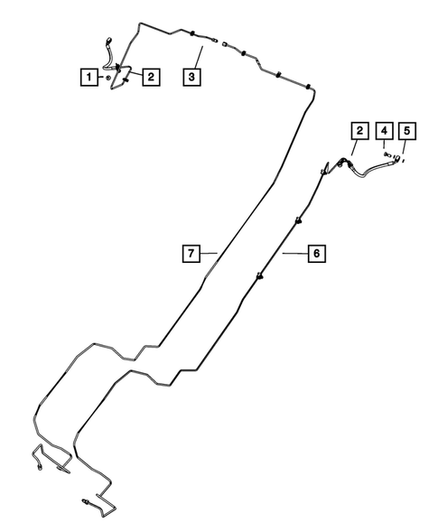 Brake Lines and Hoses for 2007 Dodge Nitro #1