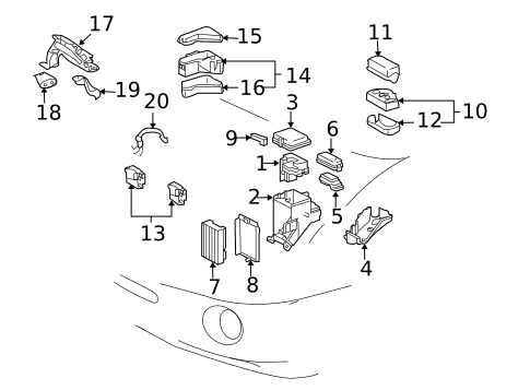 Powertrain Control for 2007 Toyota Highlander #3