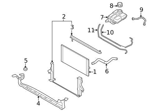 Radiator & Components for 2004 Volvo S40 #0