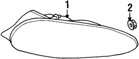 Tail Lamps for 2001 Chrysler LHS #0