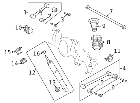 Rear Suspension for 2019 Lexus LX570 #0
