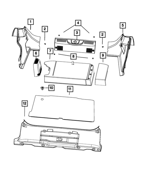 Carpets, Floor Mats, Load Floor, and Silencers for 2017 Fiat 500 #0