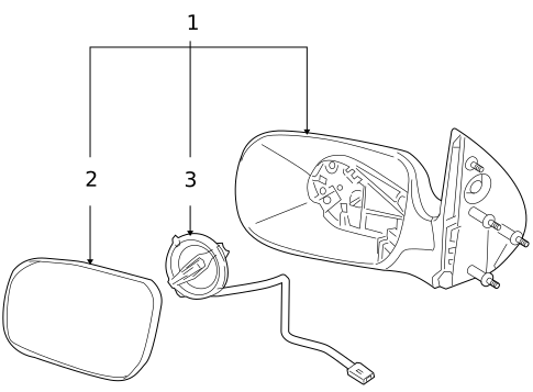 Mirrors for 2006 Buick Terraza #0
