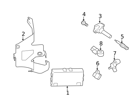 Ignition System for 2018 Subaru Forester #0