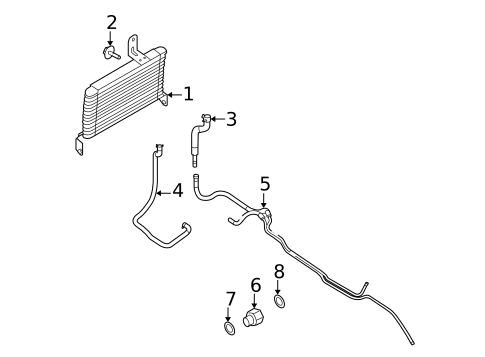 Oil Cooler for 2015 Ford E-350 Super Duty #0