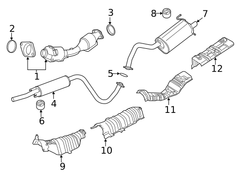 Exhaust Components for 2013 Nissan Sentra #0