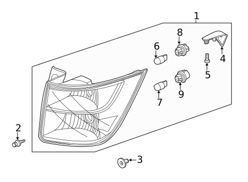 Bulbs - Chassis for 2014 Honda Odyssey #1