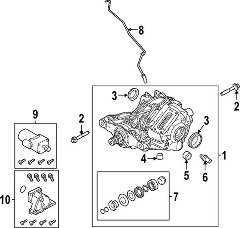 Axle & Differential for 2022 Land Rover Range Rover #0