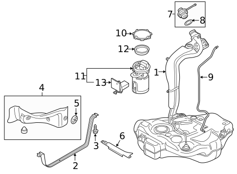 Fuel System Components for 2015 Volkswagen Beetle #0
