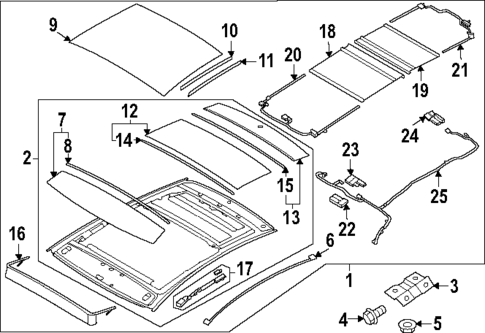 Sunroof for 2025 Genesis G90 #0