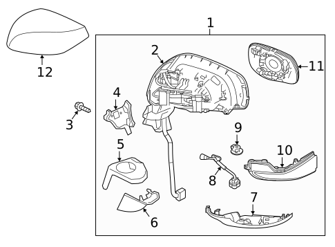Mirrors for 2021 INFINITI Q60 #0
