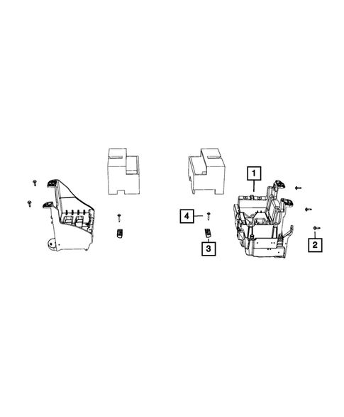 Battery, Battery Tray and Cables for 2019 Ram 3500 #11
