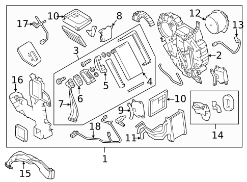 Auxiliary Heater & AC for 2012 Nissan Quest #0