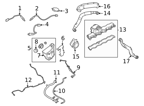 Emission Components for 2024 Land Rover Range Rover Velar #10