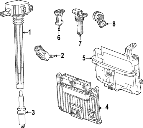 Ignition System for 2025 Jeep Grand Cherokee #0