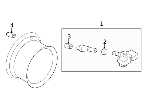 Tire Pressure Monitor Components for 2013 Nissan Sentra #0