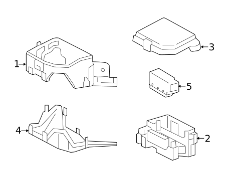 Fuse & Relay for 2018 Toyota Yaris #1