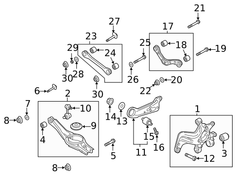 Rear Suspension for 2020 Hyundai Veloster #0