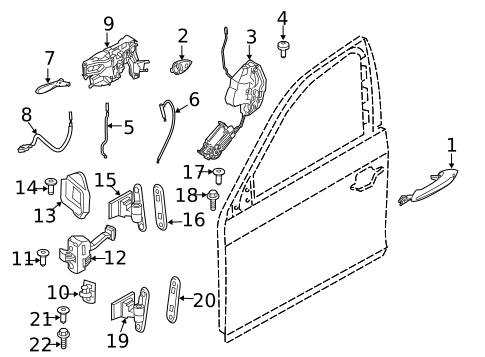 Front Door for 2016 BMW 535d #0