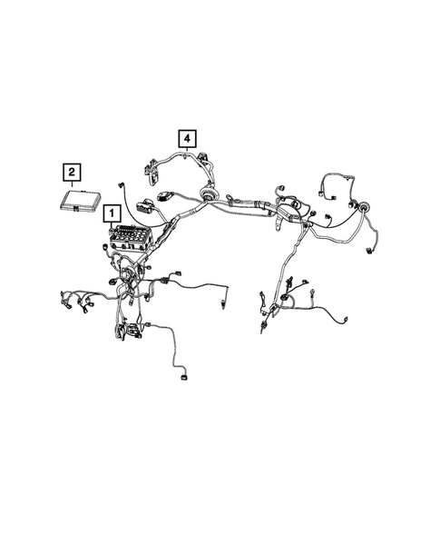 Wiring, Headlamp to Dash for 2021 Chrysler 300 #0