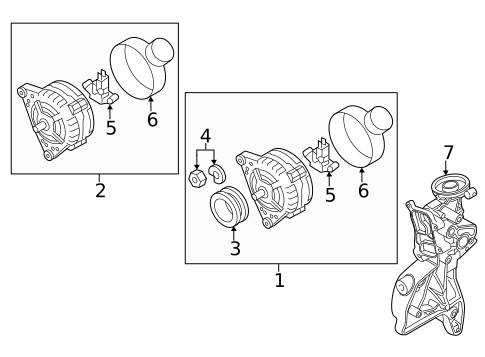 Alternator for 2012 Volkswagen Jetta #0