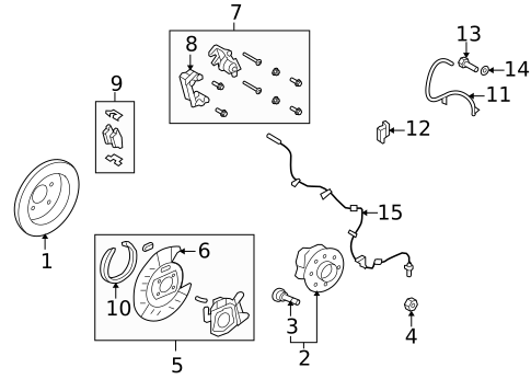 Parking Brake for 2010 Lincoln MKX #1