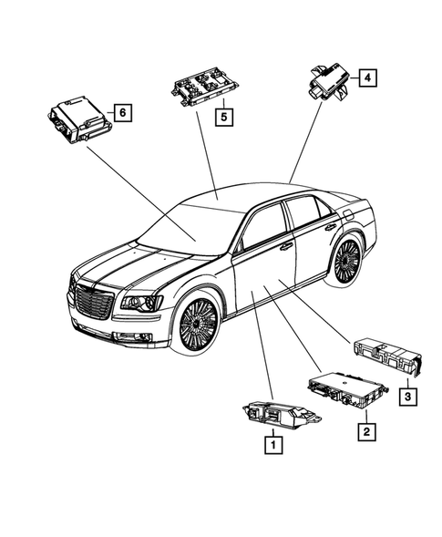 Keys, Modules and Engine Controllers for 2011 Chrysler 300 #0