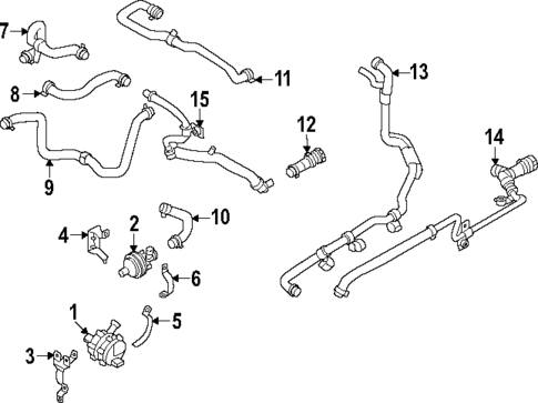 Hoses & Lines for 2025 Volvo EX30 #1