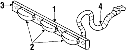 Identification Lamps for 1998 Dodge Ram 1500 #0