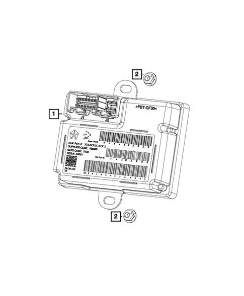 Keys, Modules and Engine Controllers for 2019 Jeep Cherokee #7