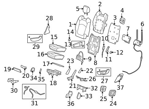 Second Row Seats for 2011 Chevrolet Traverse #0