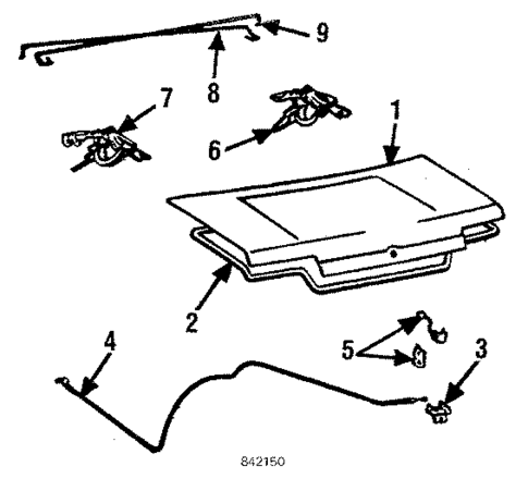 Lid & Components for 1985 Toyota Corolla #0