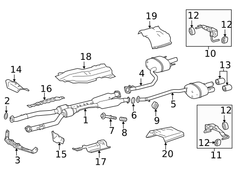Exhaust Components for 2020 Lexus RC F #0