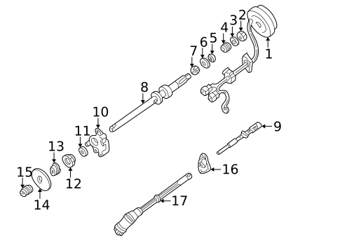 Shaft & Internal Components for 1999 Mazda B4000 #1