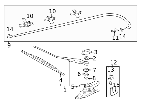 Wipers for 2002 Kia Spectra #1