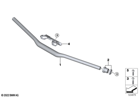 Motorcycle Handlebars for 2022 BMW-Motorrad M 1000 R #1