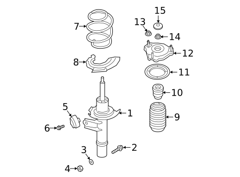 Struts & Components for 2021 Genesis G70 #1