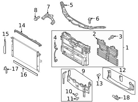 Radiator Support for 2023 Mazda CX-30 #0