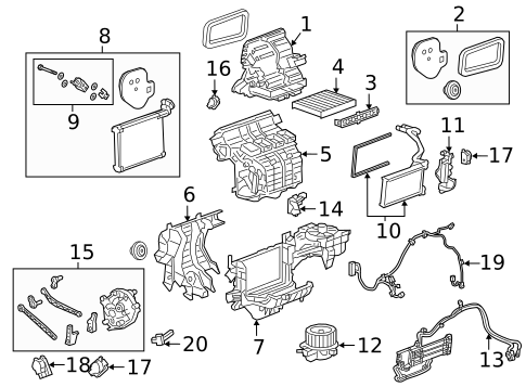 Blower Motor & Fan for 2025 Cadillac Escalade #0