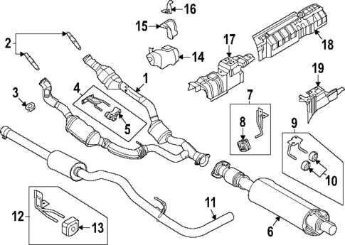 Exhaust Components for 2024 Ford Transit-350 #0