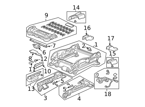 Tracks & Components for 2007 Honda Accord #0